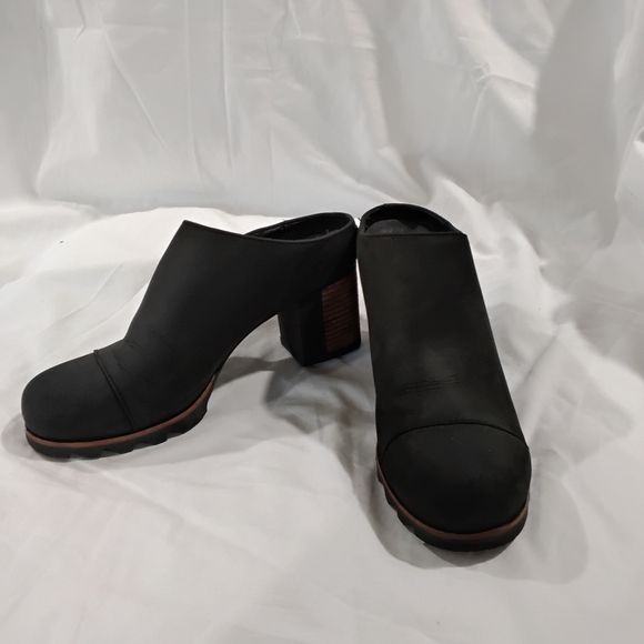 Sorel Shoes - Sorel Wome's Black Mules Comfortable Stylish Footwear Size 8